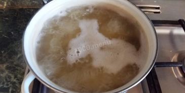 спагетти с курицей в сметанном соусе