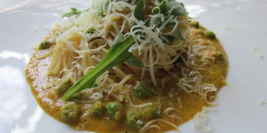 Рецепт спагетти с соусом из кабачков