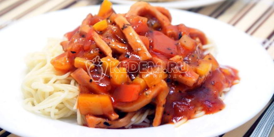 Рецепт спагетти с соусом карбонара