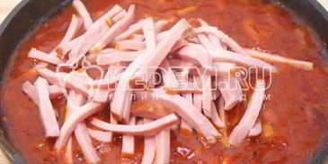 спагетти с соусом карбонара