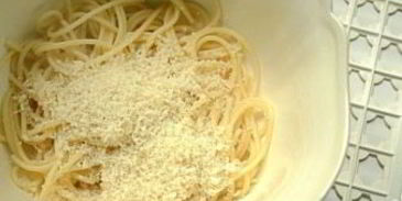 спагетти с сыром