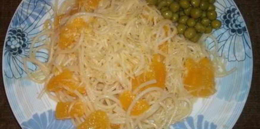 Рецепт спагетти с тыквой и имбирем