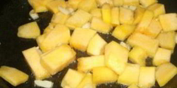 спагетти с тыквой и имбирем