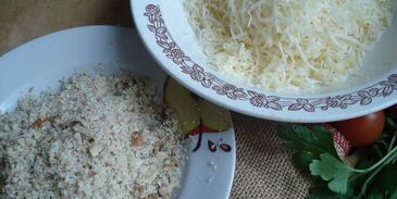 спагетти в сырно-сливочном соусе с грецким орехом