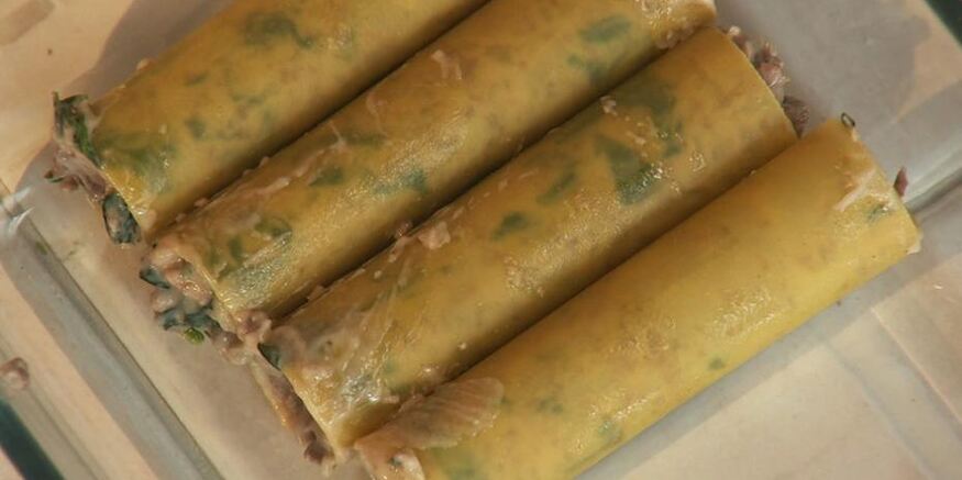Рецепт запеченных каннеллонь