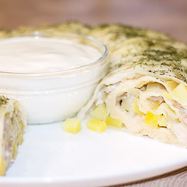 Рецепт Ханумы с фаршем и картошкой