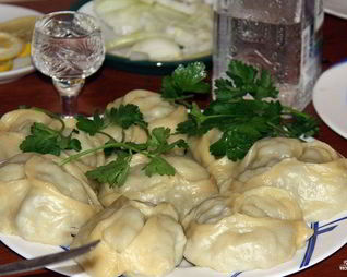 Манты из рубленого мяса