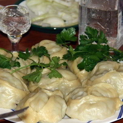 Манты из рубленого мяса