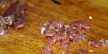 манты из рубленого мяса