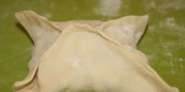 манты из рубленого мяса