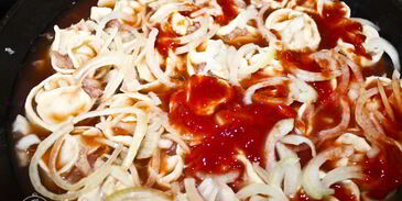 манты на сковороде