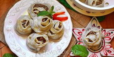 манты розочки