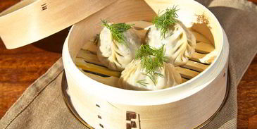 манты с грибами