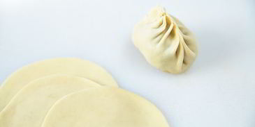 манты с грибами