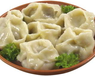 Манты с капустой и фаршем