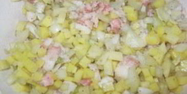 манты с картошкой и салом