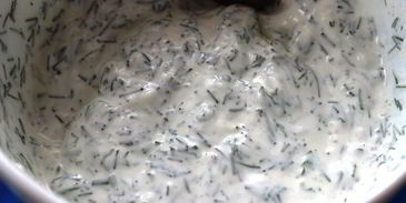 манты с семгой и шафраном