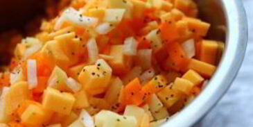 манты с тыквой и картошкой