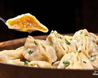 Манты с тыквой постные