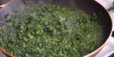 манты со шпинатом