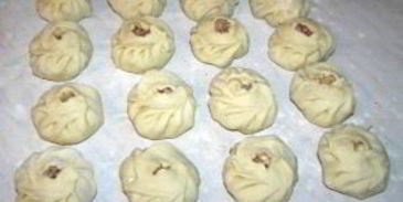 манты со свининой и тыквой