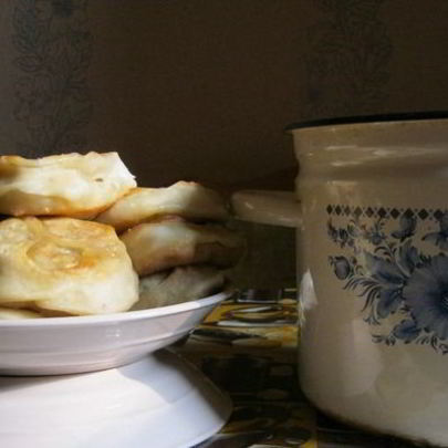 Манты в кастрюле