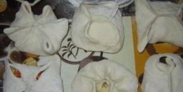 манты в кастрюле