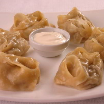 Манты в микроволновке