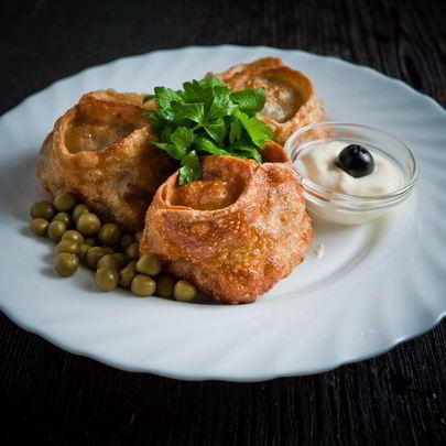 Манты жареные