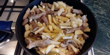 картофель по-французски на сковороде