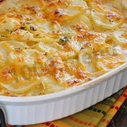 Картошка по-французски с сыром в духовке