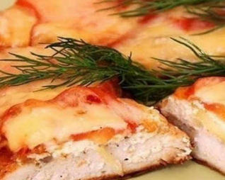 Курица по-французски с йогуртом в мультиварке