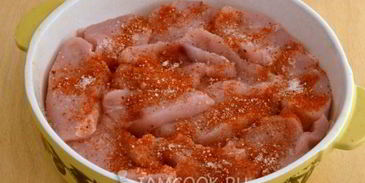 мясо по-французски из индейки