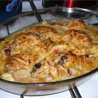 Мясо по-французски из куриных ножек