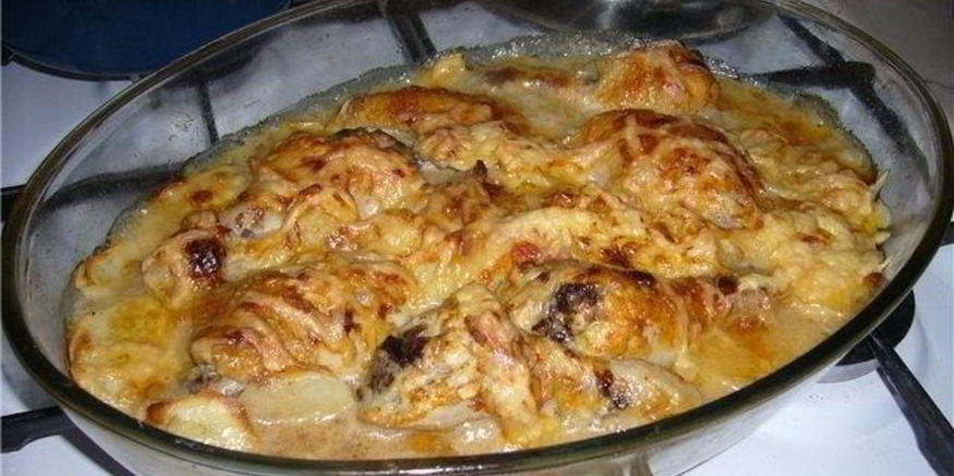 Рецепт мяса по-французски из куриных ножек