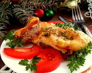 Мясо по-французски на Новый год