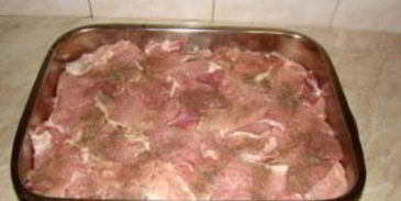 мясо по-французски с ананасом