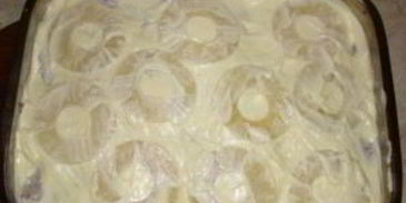 мясо по-французски с ананасом