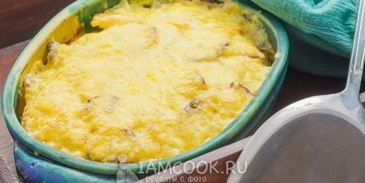 мясо по-французски с фаршем