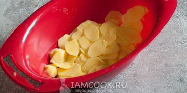 мясо по-французски с фаршем