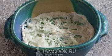 мясо по-французски с фаршем