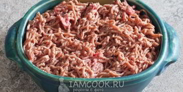 мясо по-французски с фаршем