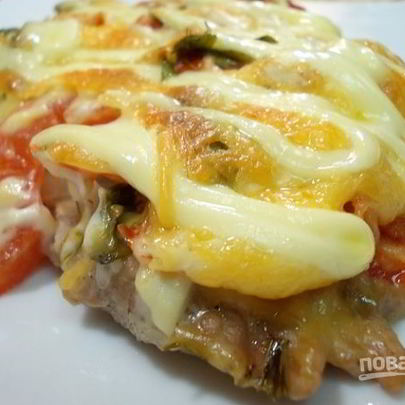 Мясо по-французски с грибами в духовке