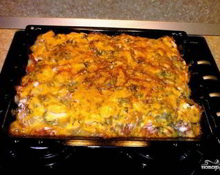 Мясо по-французски с солеными огурцами