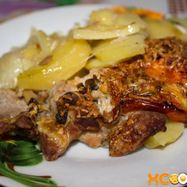 Рецепт Мяса по-французски в духовке