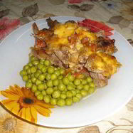 Рецепт Мяса по-французски в микроволновке