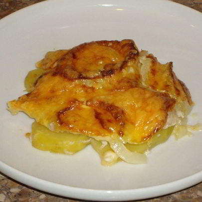 Свинина по-французски с картофелем