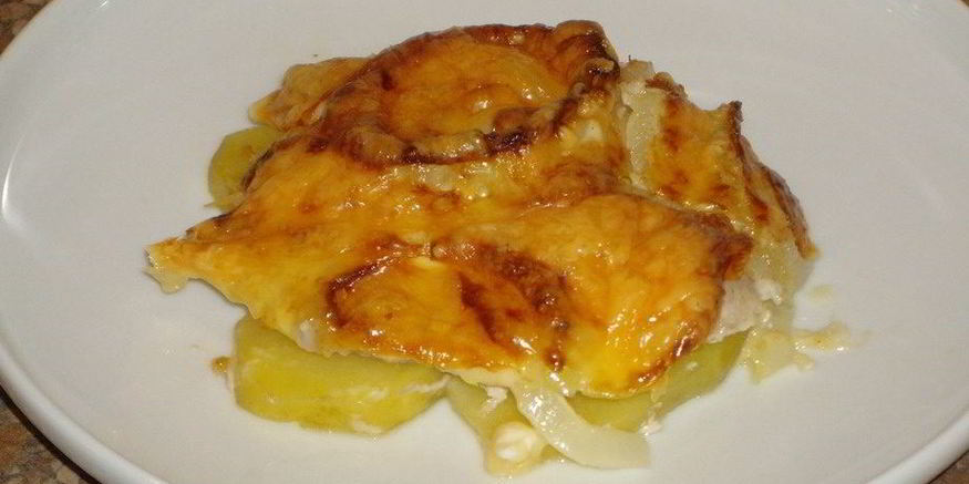 Рецепт свинины по-французски с картофелем