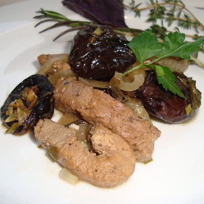 Ароматная свинина с черносливом