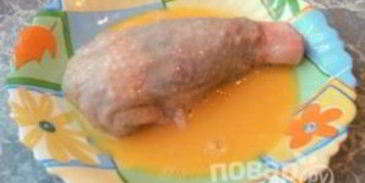 фаршированный окорок куриный